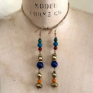 Vintage 1990’s 5 inch drop tribal boho dangle